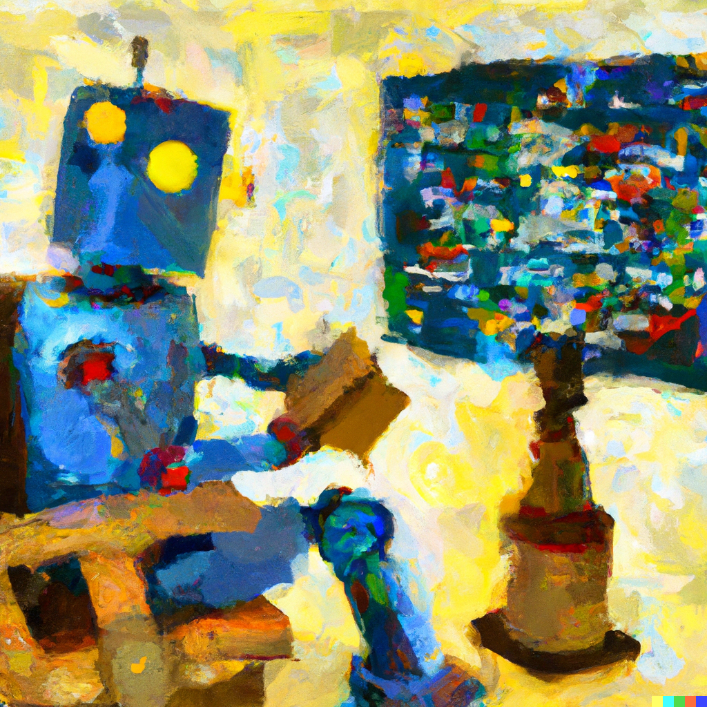 a-Van-gogh-style-painting-of-a-robot-learning-about-code (created by DALL-E)