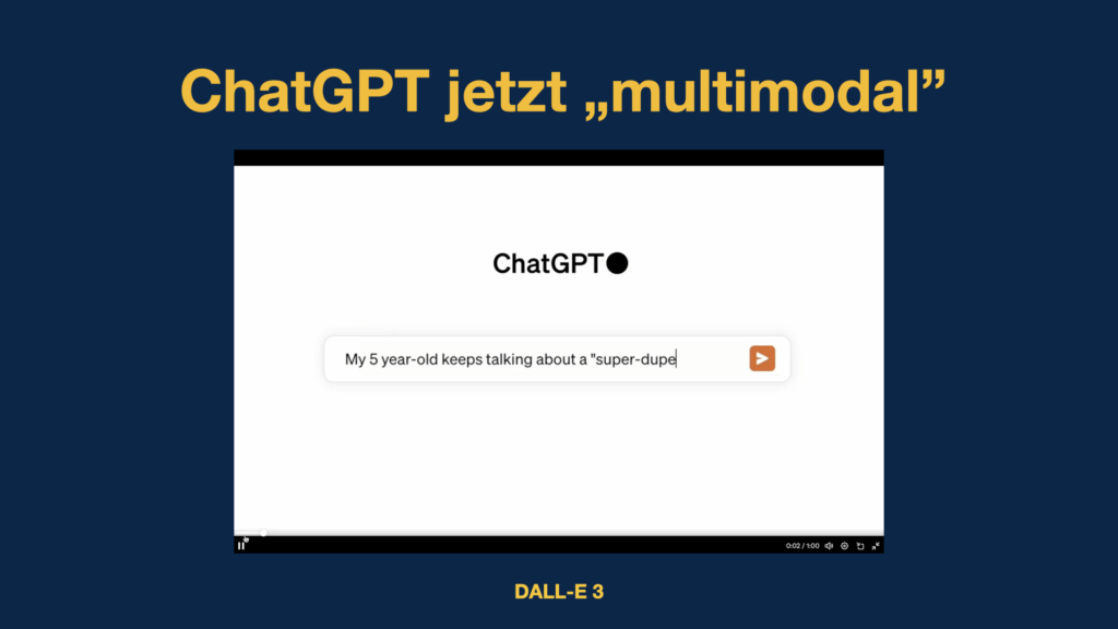 ChatGPT multimodal